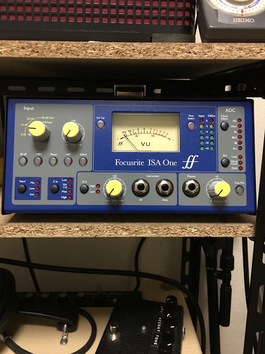 Focusrite ISA One（マイクプリ）レビュー - 八幡謙介ギター教室in横浜