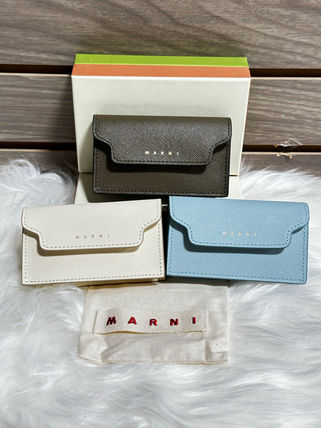 MARNI 名刺入れ 青 ベージュ MARNI - マルニ MARNI カードケース