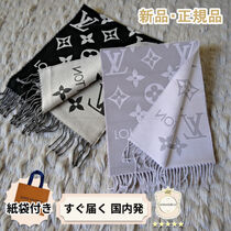 LOUIS VUITTON【SALE】国内発□ロングフリンジ ウールマフラー (Louis