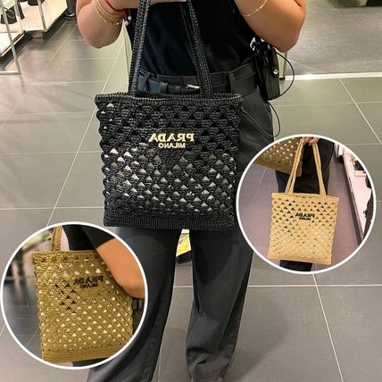 ベージュ系 PRADA(プラダ) トートバッグ(レディース) - ブランド通販の