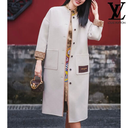 ノーカラー Louis Vuitton(ルイヴィトン) コート(レディース