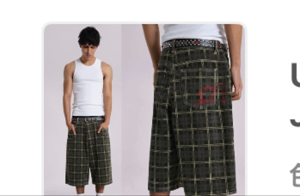 UK発 JADED LONDON BROOKLYN CORD JUMBO JORTS (JADED LONDON/ハーフ