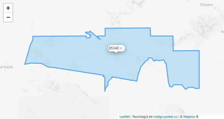 85348 ZIP Code - United States