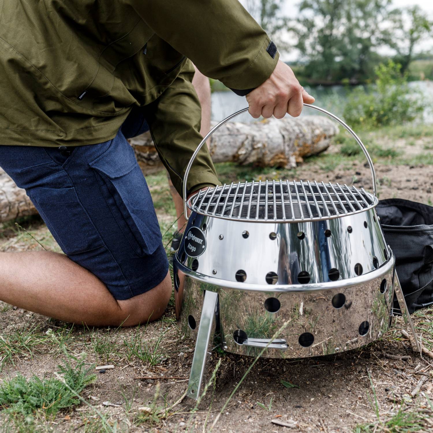 Petromax Atago Camp Grill & Fire Bowl, Camping | Lehman's