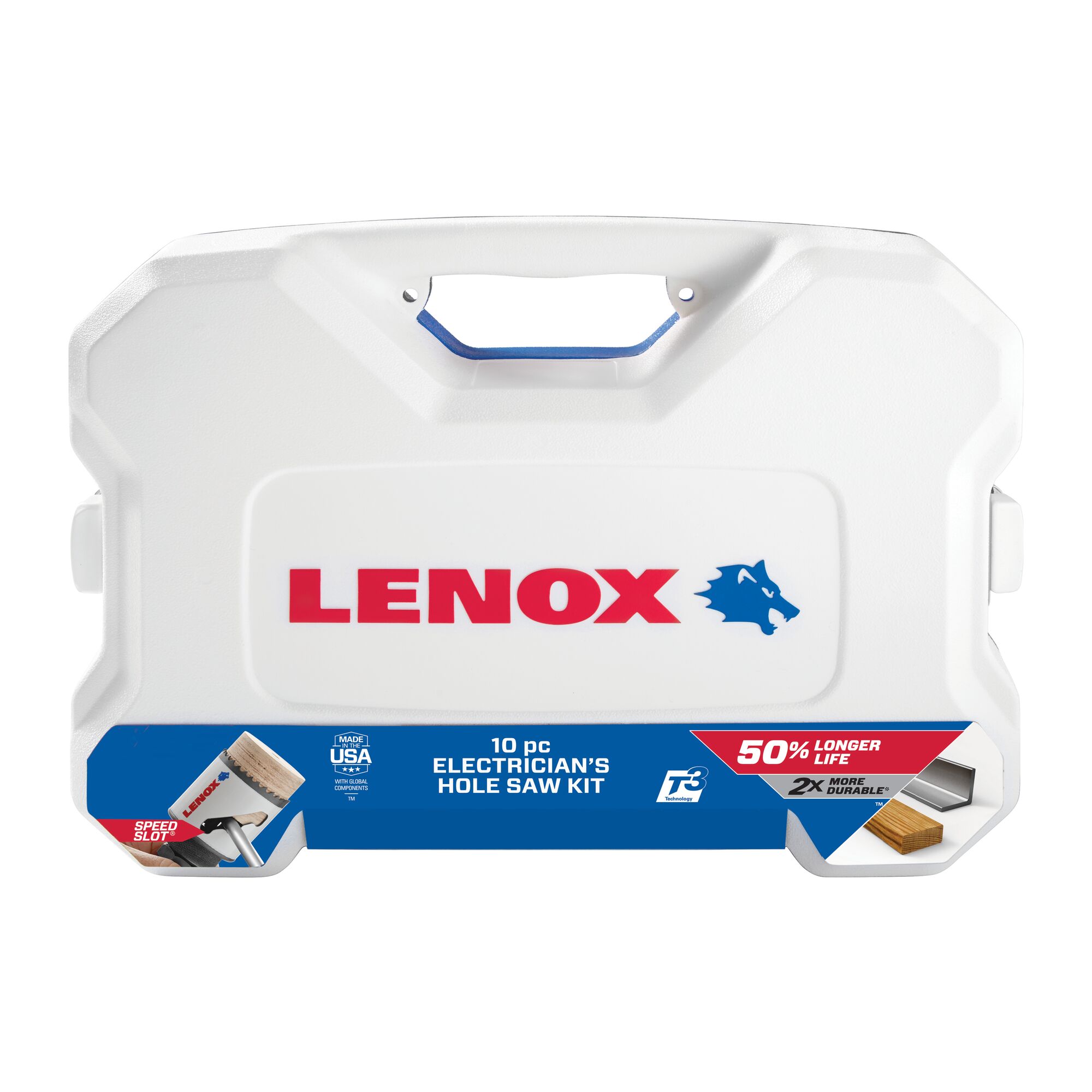 LENOX Electricians Hole Saw Kit 10 Piece 30800600L
