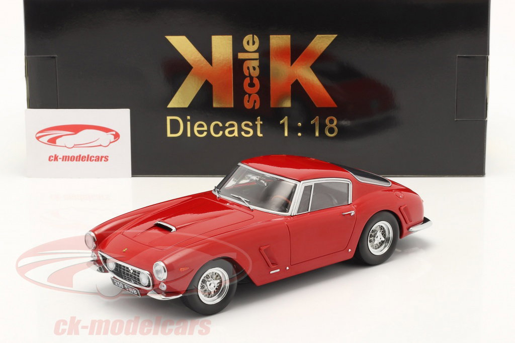 KK-Scale 1:18 Ferrari 250 GT SWB Passo Corto 1961 red KKDC180761