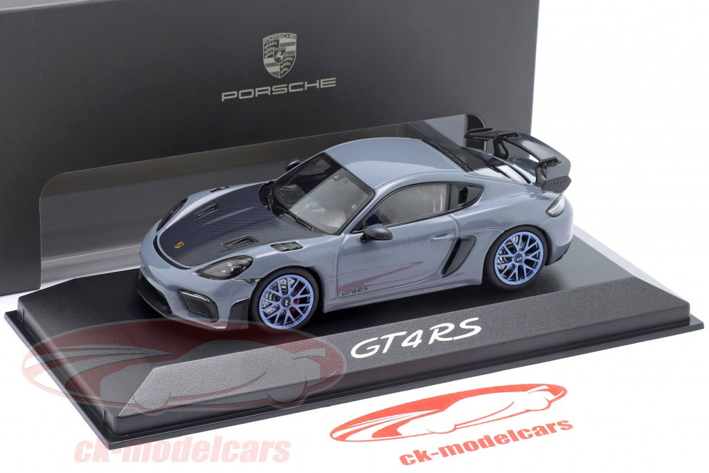 Minichamps 1:43 Porsche 718 Cayman GT4 RS 2022 arctic grey
