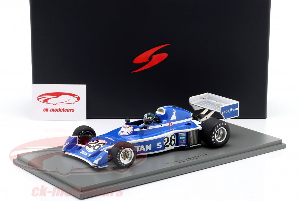 Spark 1:18 Jacques Laffite Ligier JS5 #26 3rd Belgium GP Formula 1