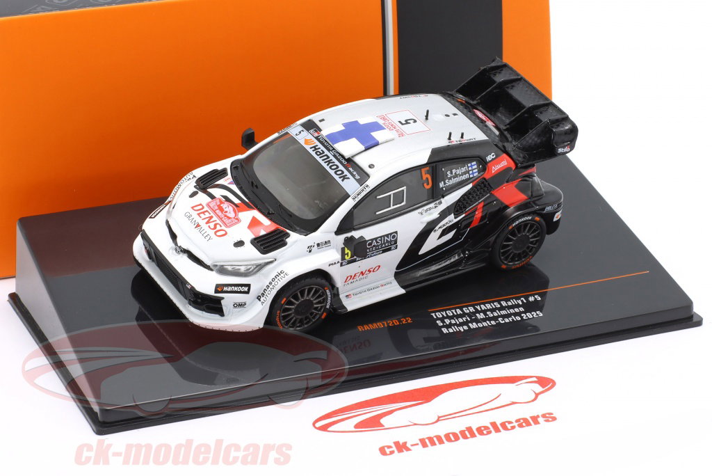 Ixo 1:43 Toyota GR Yaris Rally1 #5 Rallye Monte Carlo 2025 Pajari