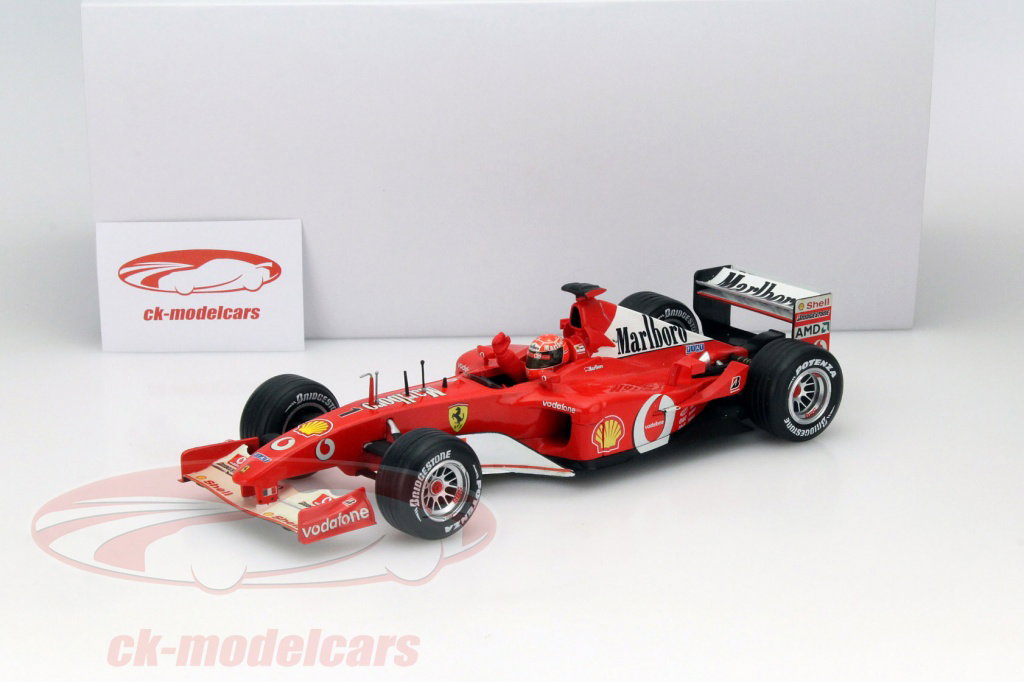 HOT 未開ホットウィール1/18フェラーリF2004/限定，シューマッハ梱0.2