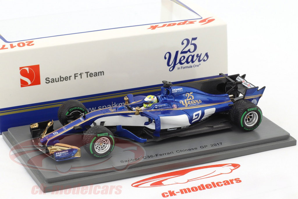 Spark Marcus Ericsson Sauber C36 #9 Chinese GP formula 1 2017 1:43