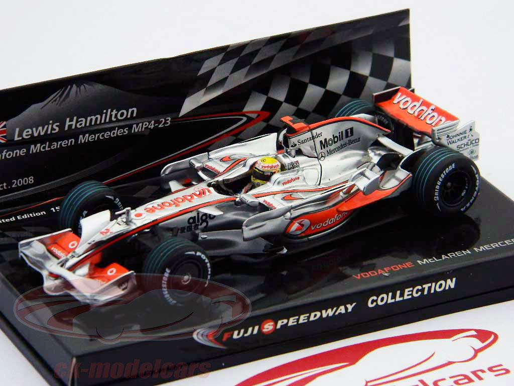 Minichamps 1:43 L. Hamilton Vodafone McLaren Mercedes MP4-23 GP