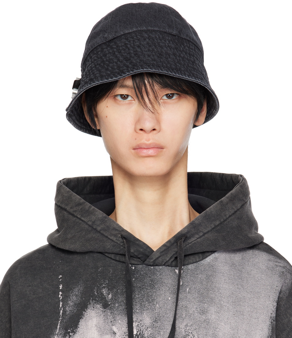 1017 ALYX 9SM Black Buckle Bucket Hat 1017 ALYX 9SM