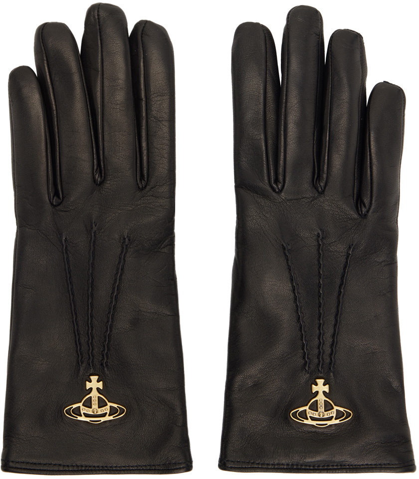 Vivienne Westwood Black Classic Gloves Vivienne Westwood