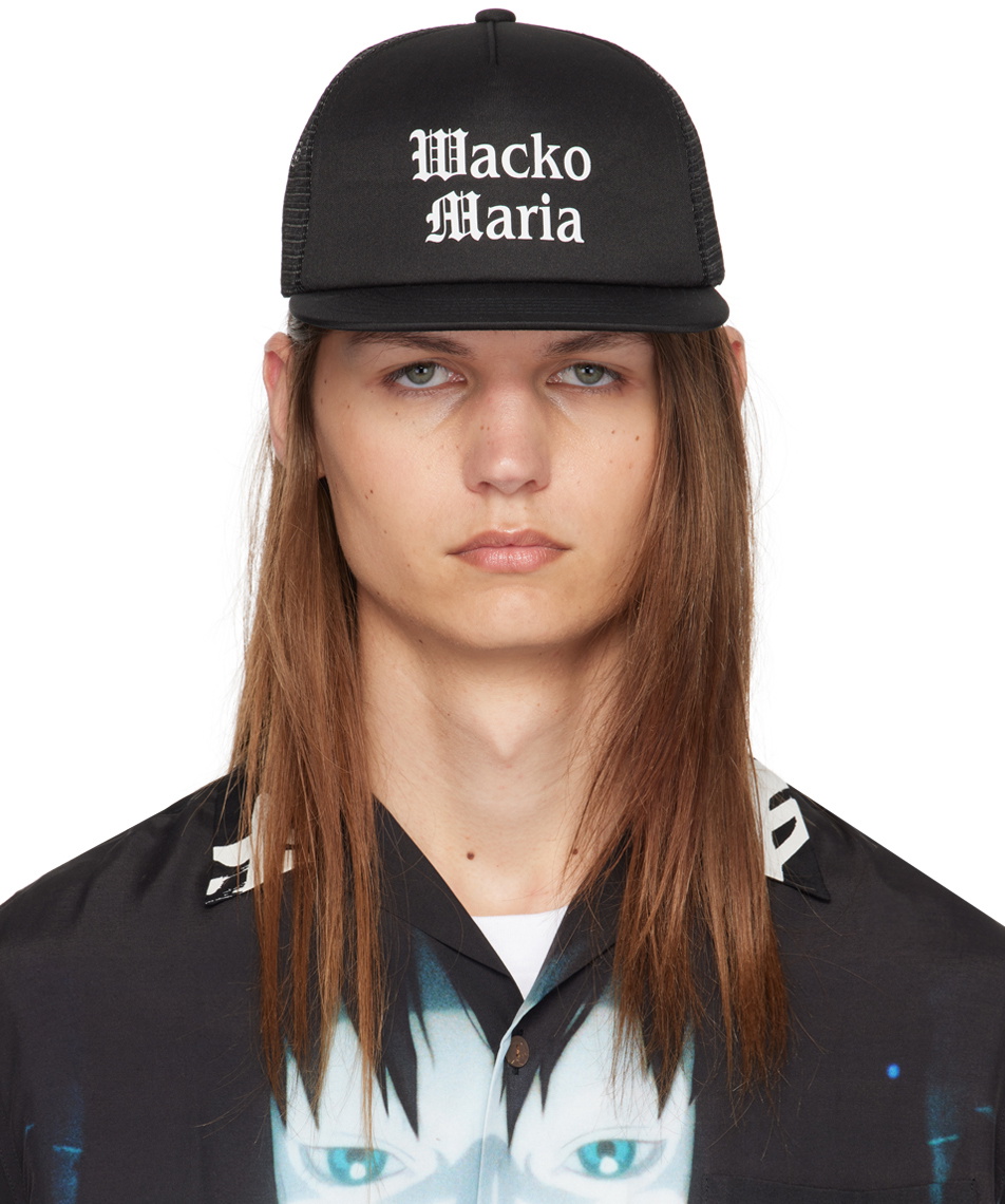 WACKO MARIA Black 6-Panel Cap Wacko Maria
