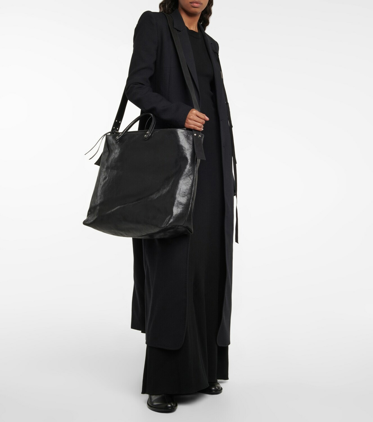 Ann Demeulemeester - Feme Large leather tote bag Ann Demeulemeester