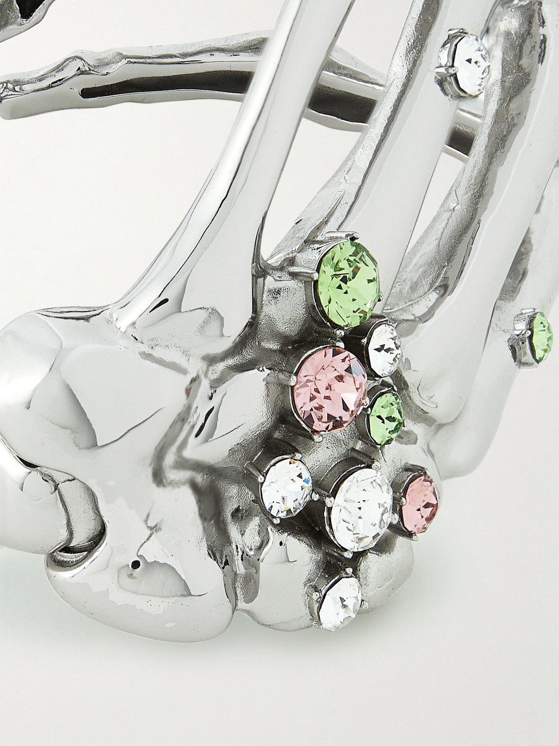 Raf Simons - Silver-Tone Crystal Bracelet - Silver Raf Simons