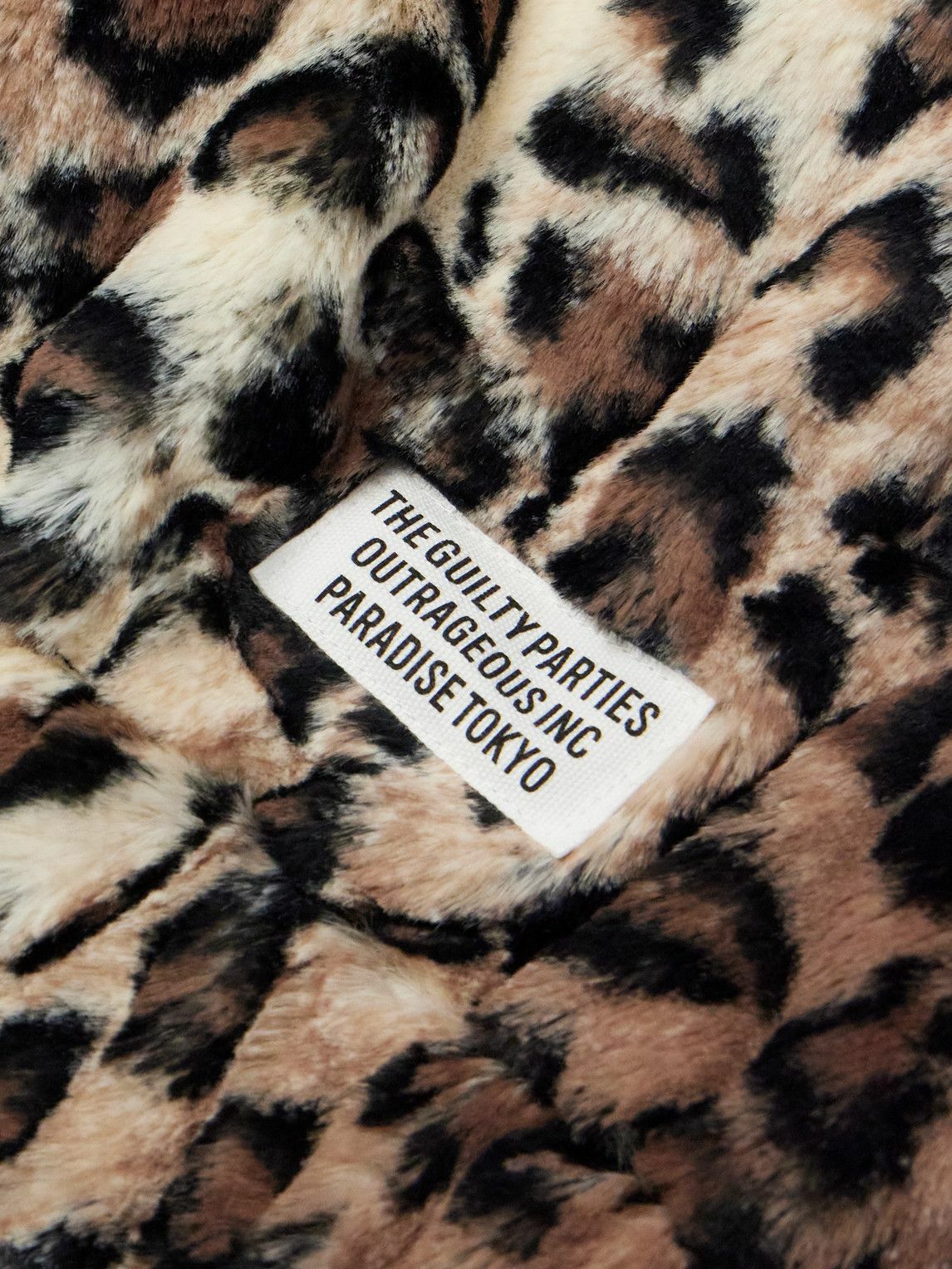 Wacko Maria - Leopard-Print Faux Fur Zip-Up Track Jacket