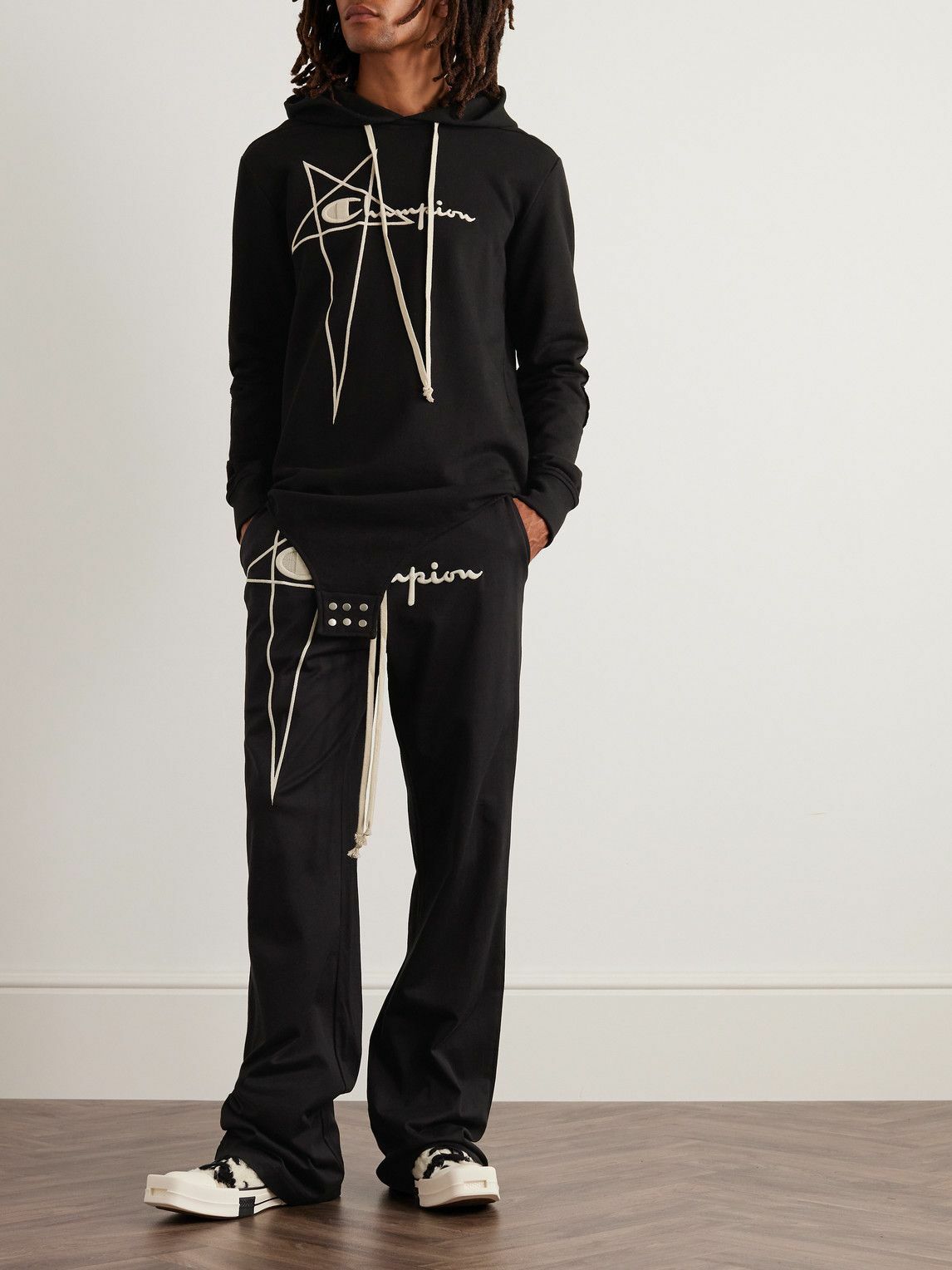 Rick Owens - Champion Dietrich Logo-Embroidered Organic Cotton