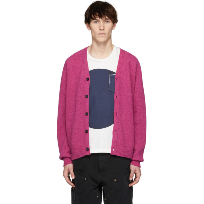 Noah NYC Pink Shetland Cardigan Noah NYC