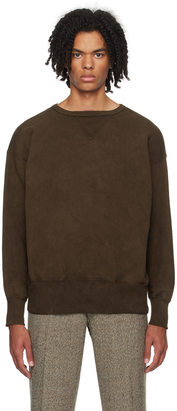 Taiga Takahashi Brown Lot. 603 Sweatshirt Taiga Takahashi