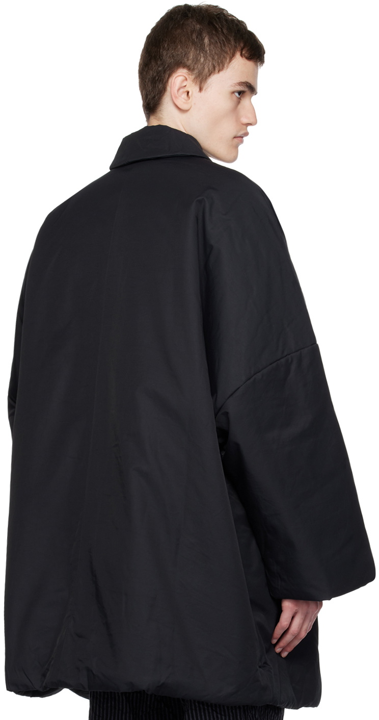 CASEY CASEY Black Triangle Coat CASEY CASEY