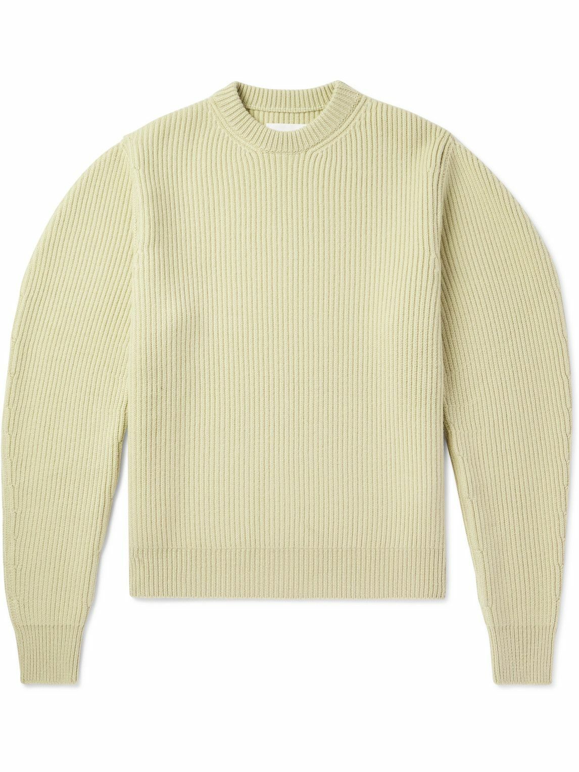 Jil Sander - Ribbed Boiled-Wool Sweater - Green Jil Sander