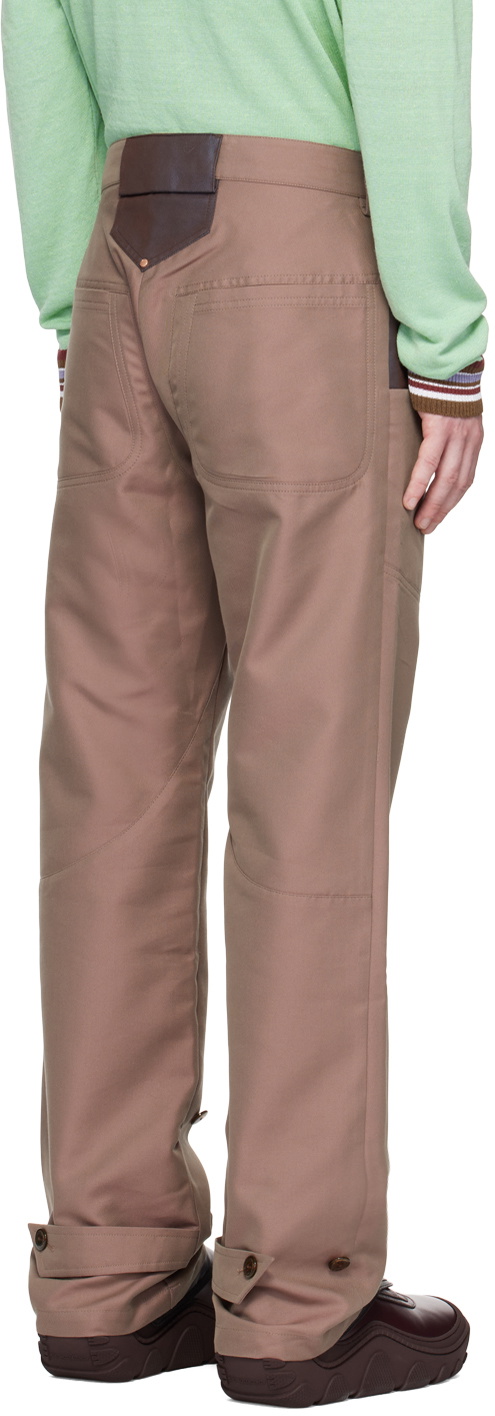 Kiko Kostadinov Brown McNamara Trousers Kiko Kostadinov