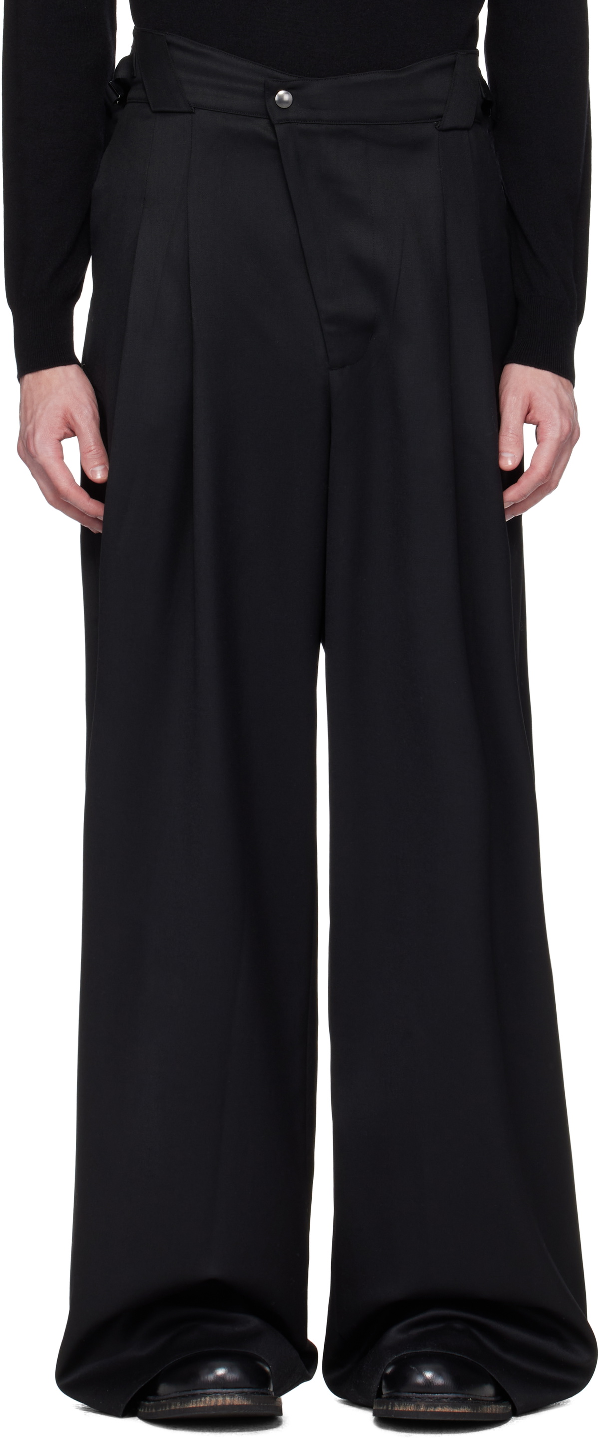 CMMAWEAR Black Gaia Cargo Pants CMMAWEAR