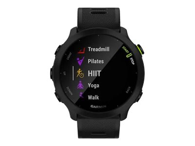 Garmin Forerunner 55 GPS Smartwatch - Black - 010-02562-00