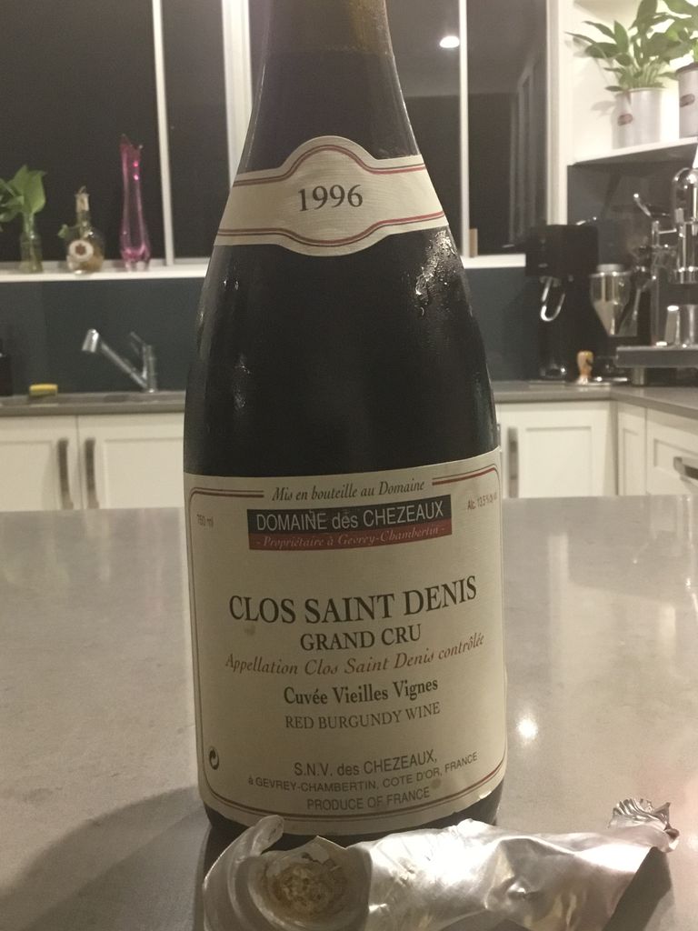 1990 Clos St. Denis Grand Cru シャルロパンパリゾ