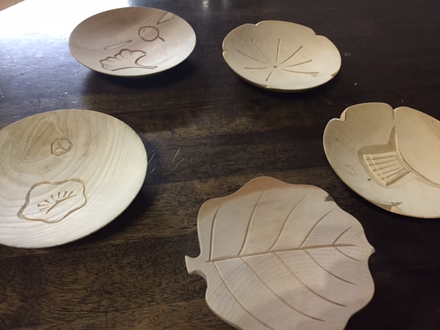 ☆当日即時予約ok☆【鎌倉彫小皿1皿制作体験（材料費込）】1.5時間でお