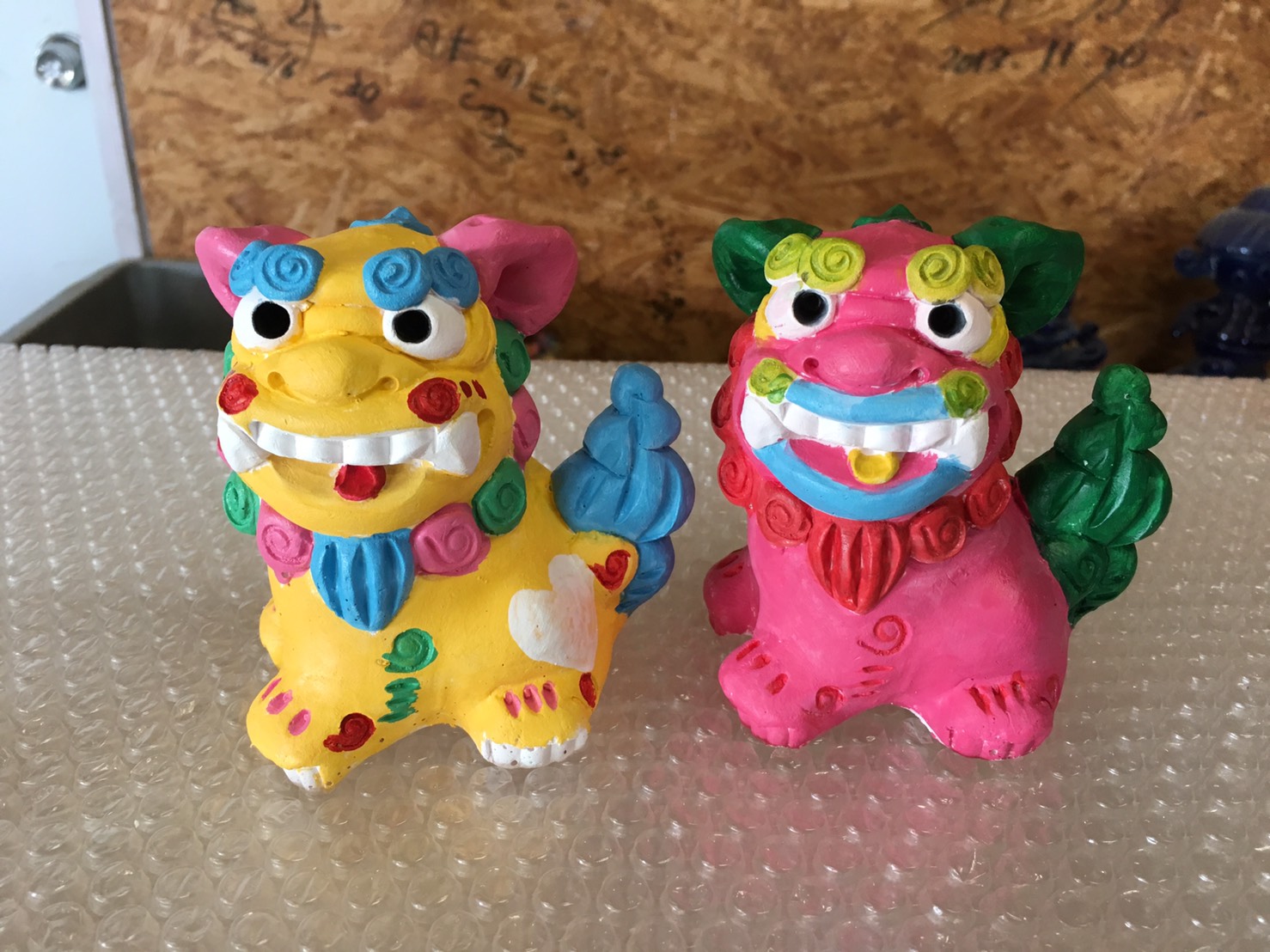 シーサー絵つけ体験（大） ＊ファミリー・女性・カップルに人気