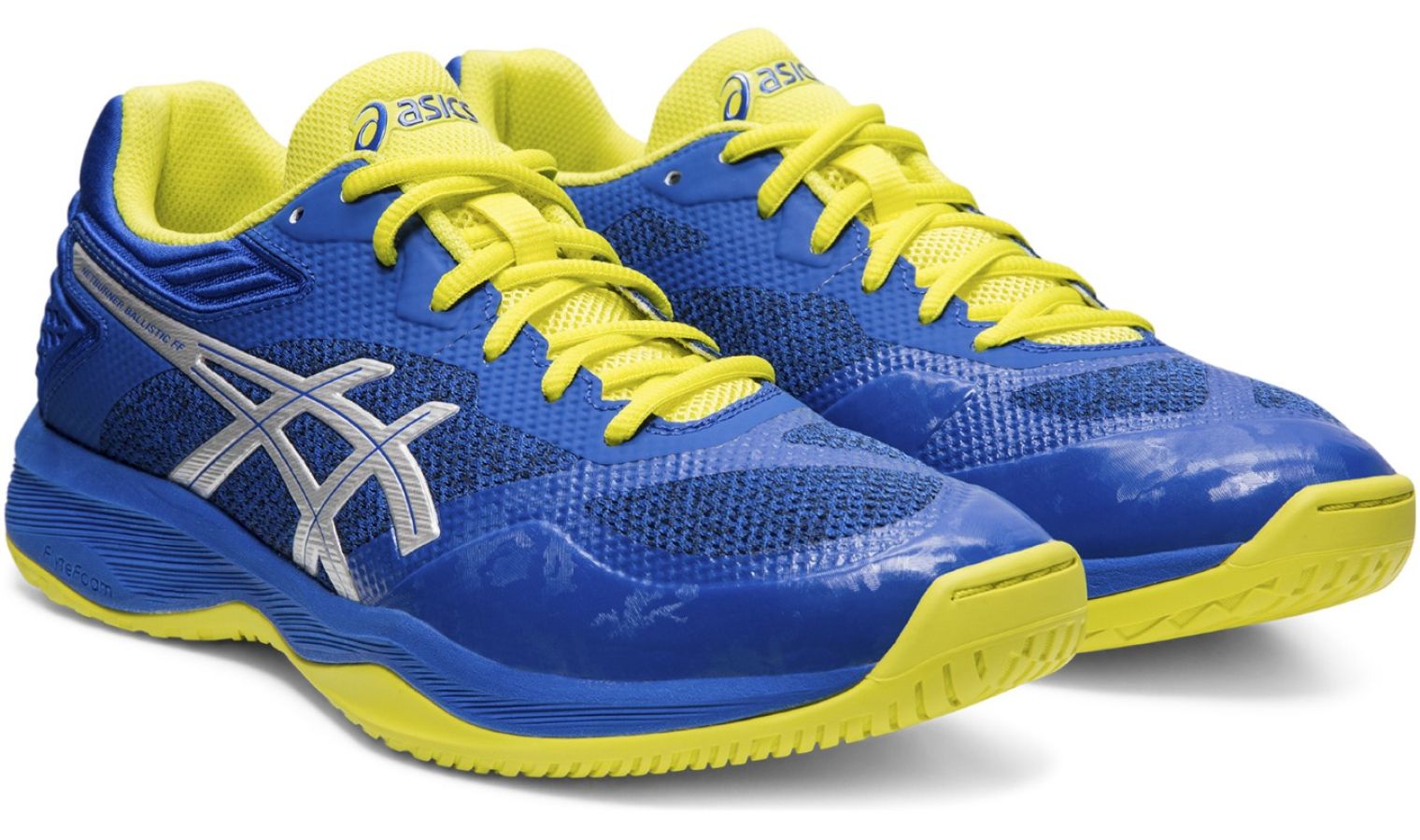 Men's volleyball shoes Asics NETBURNER BALLISTIC FF blue | AD