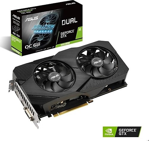 Asus GTX 1660 Super DUAL-GTX1660S-O6G-EVO 192 Bit GDDR6 6 GB Ekran