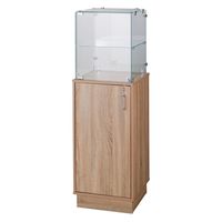 軒先渡し】ストア・エキスプレス 木製ガラスタワーショーケース ラ