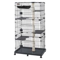 アイリスオーヤマ 猫 ケージ 5段 キャットケージ キャットタワー付 幅