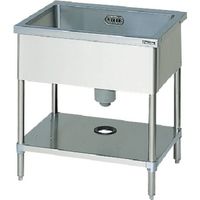 マルゼン 一槽シンク バックガードなし950×750×800(ホース付) BS1-097N