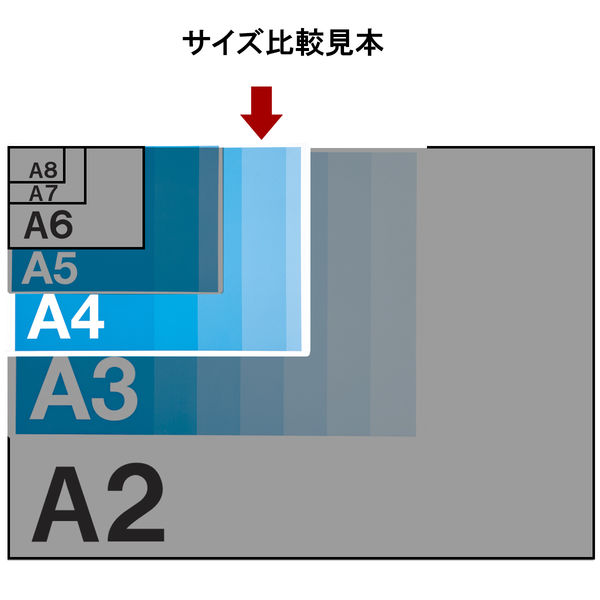 アスクル カードケース 薄型 A4 ハードタイプ 20枚 オリジナル - アスクル