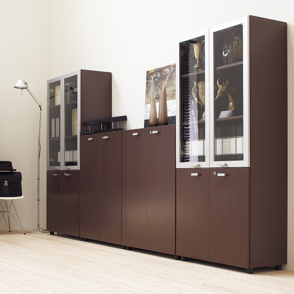 ARAN WORLD EIDOS（エイドス） TR収納ハイタイプ A4 5段 両開き 木製扉