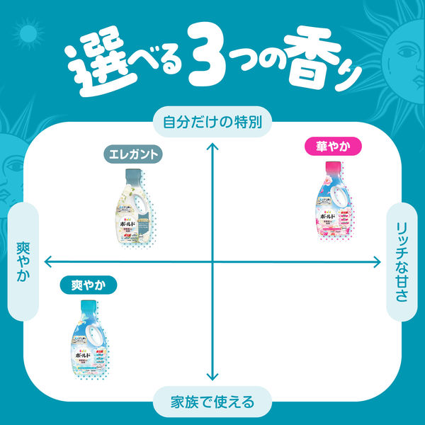 ボールド 柔軟剤入り 洗濯洗剤 液体 フレッシュサボン 詰め替え 超