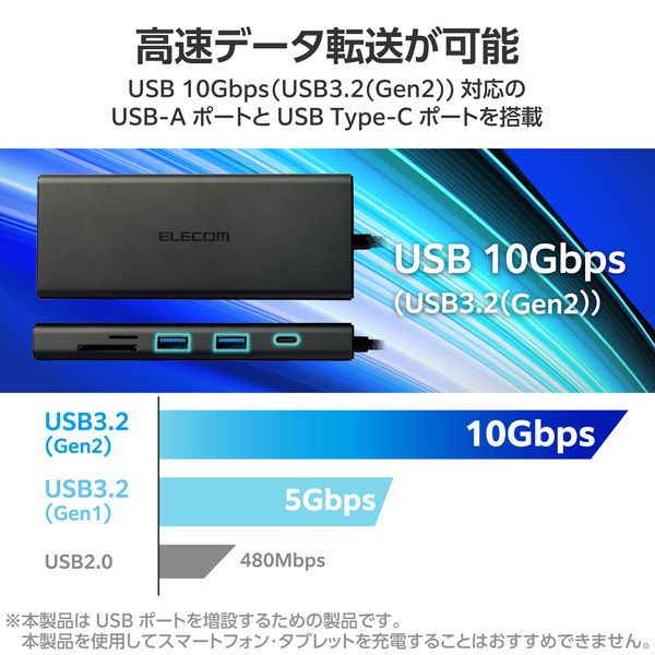 ドッキングステーション タイプC ハブ 10in1 HDMI LAN SD USBハブ DST