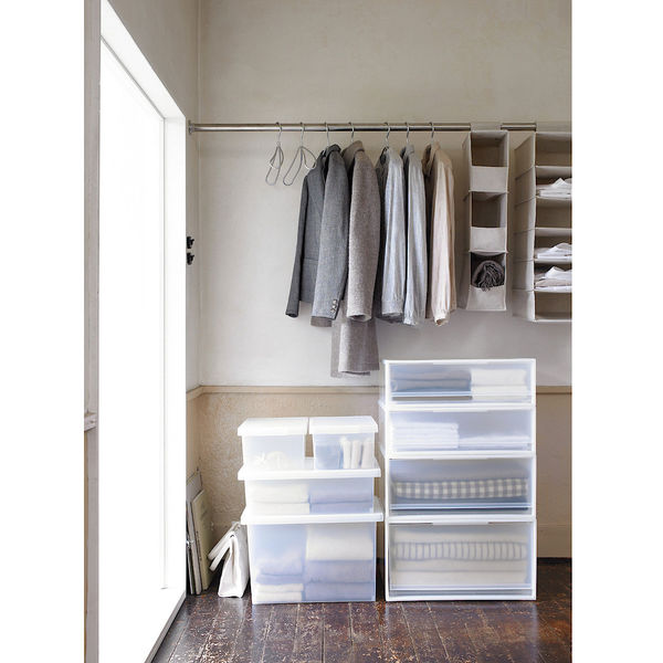 無印良品 ポリプロピレン 収納ケース ワイド 小 約幅55×奥行44.5×高さ