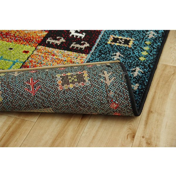 イケヒコ イビサ ラグ 1330×1900mm ネイビー 1320370190201 1枚（直送