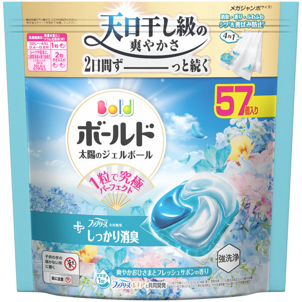 ボールド ジェルボール 4in1 フレッシュサボンの香り 詰め替え メガ