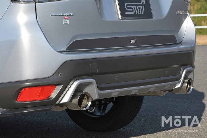 新型フォレスターにパフォーマスマフラー装着で不等長サウンド復活