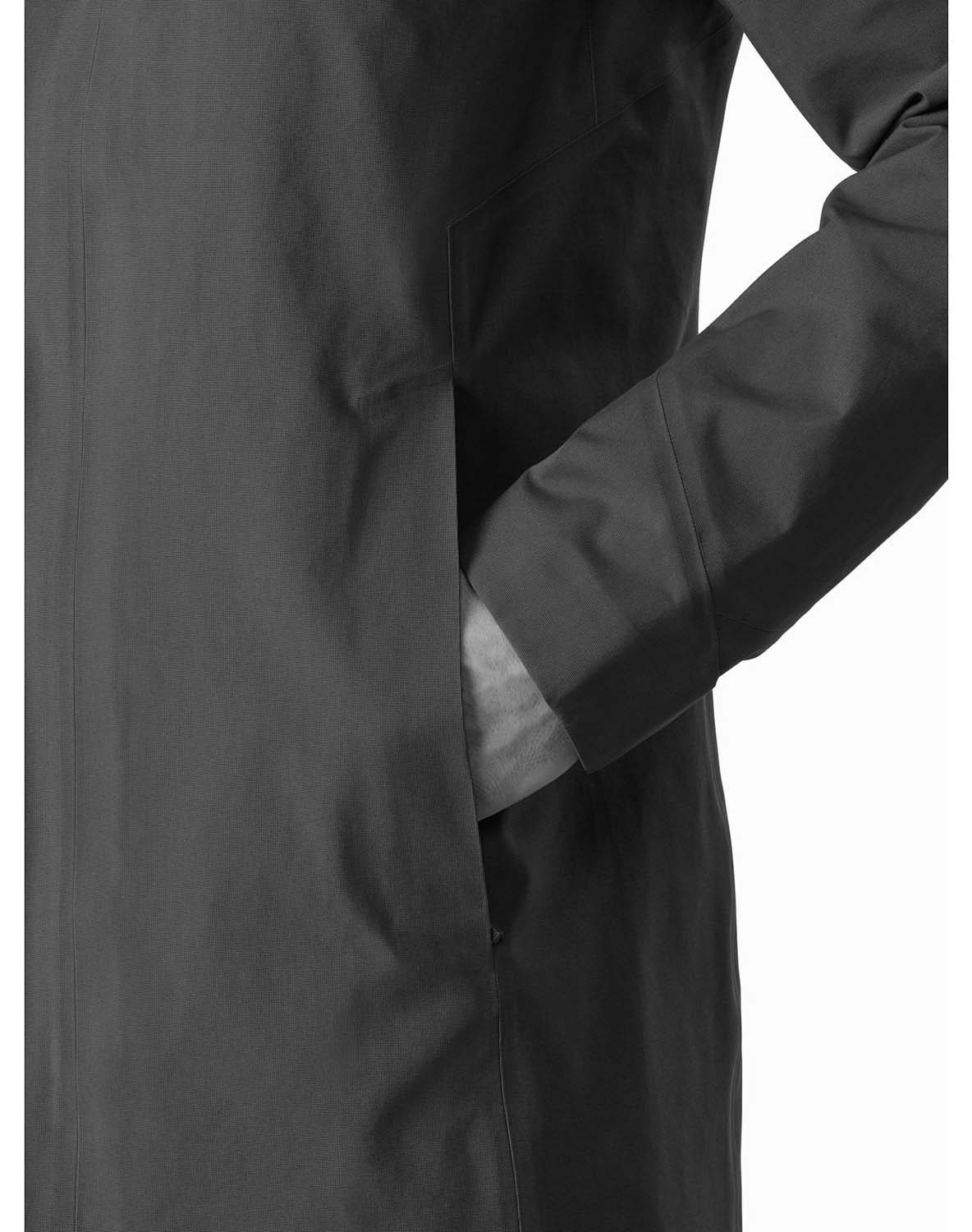 Arc'teryx Keppel Trench Coat Black Ii | Barrabes