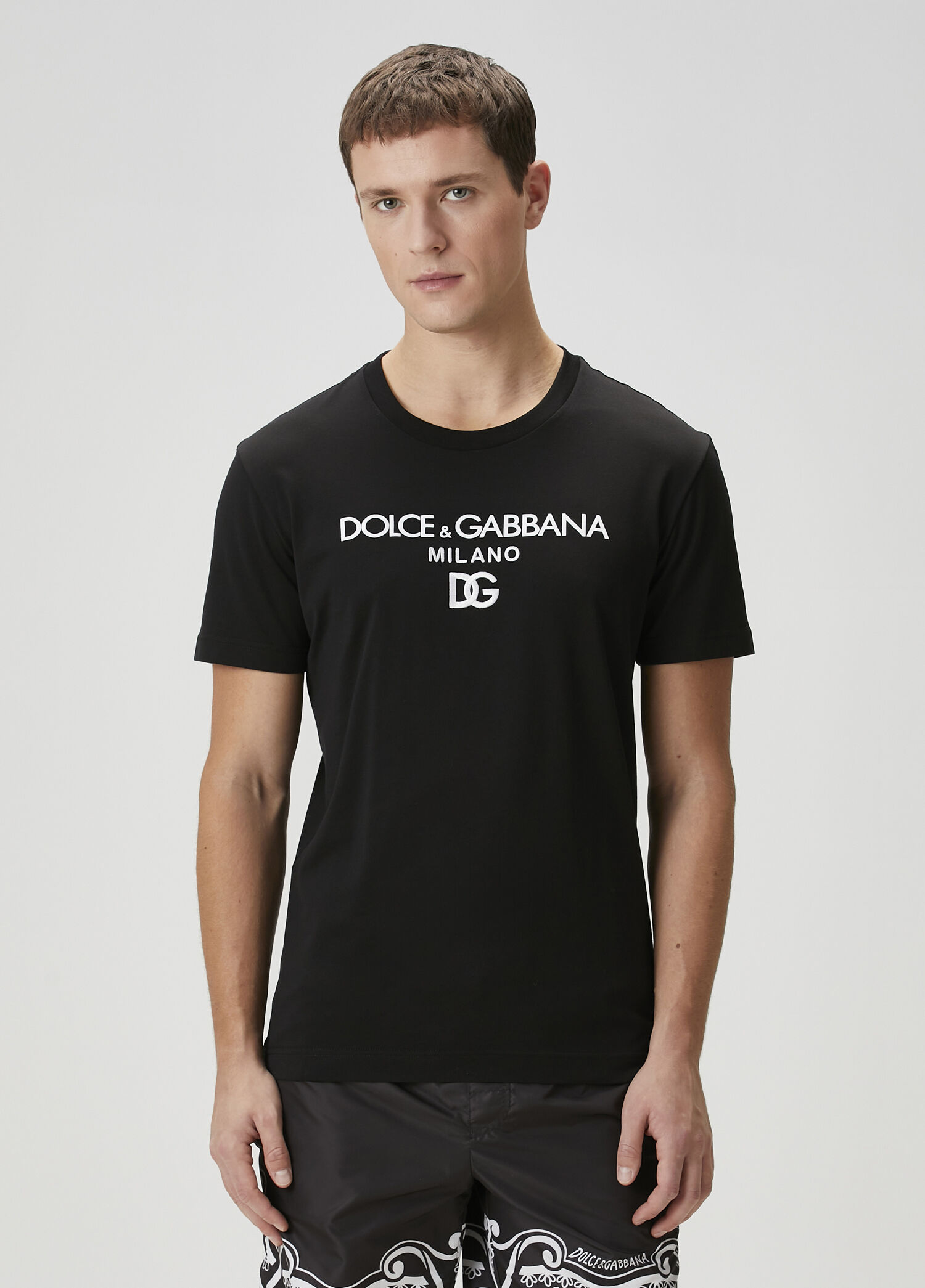 Dolce&Gabbana Siyah Erkek Siyah Logo Baskılı T-shirt 1620406 | Beymen