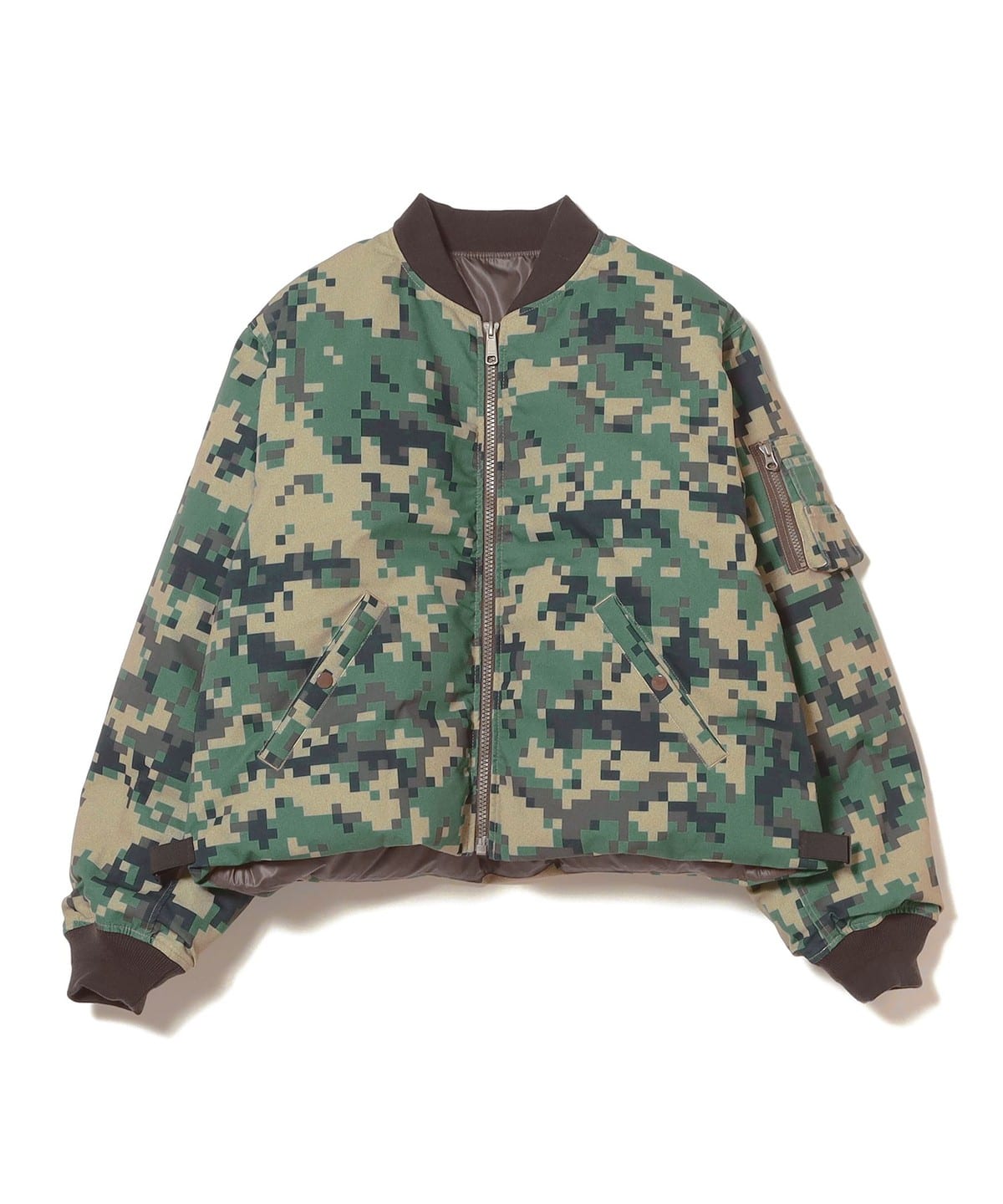 BEAMS（ビームス）リバーシブル ダウン フライトジャケット（ブルゾン