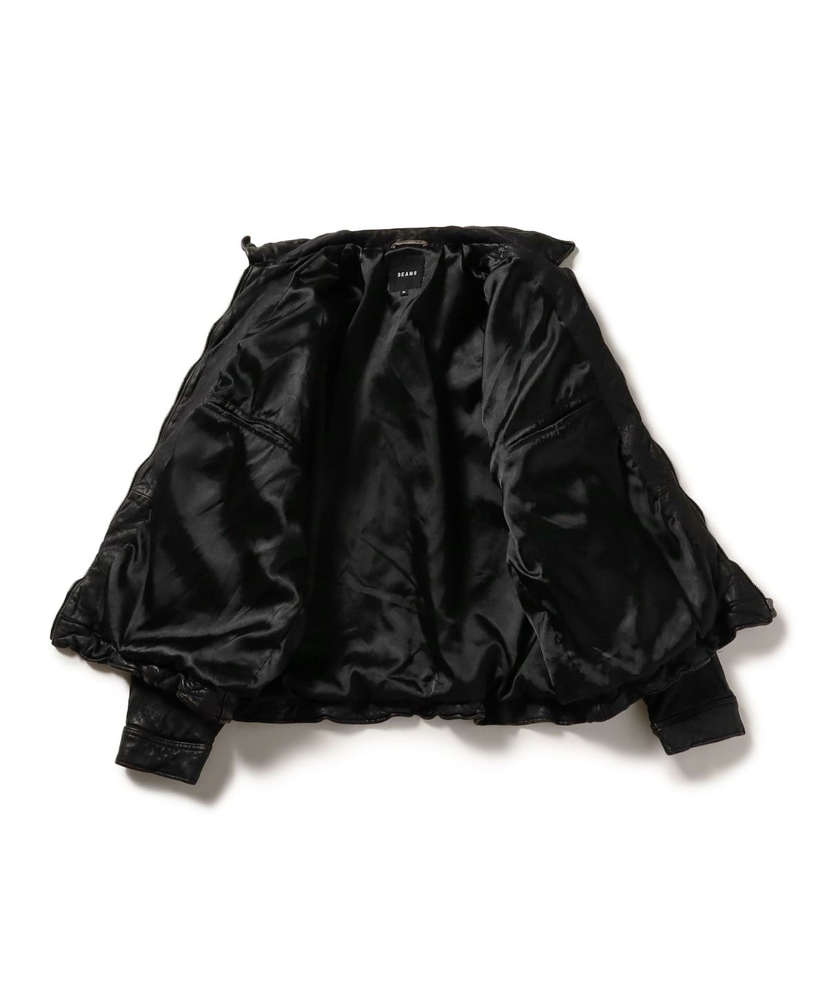 00s PUMA M レザージャケット フェード vintage加工 牛革 短丈 00s